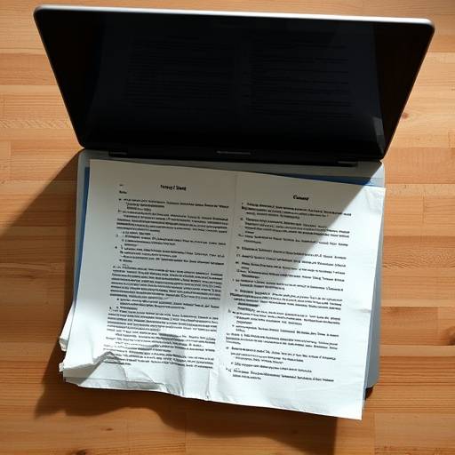 Imagem de um roteiro de s&radic;&copy;rie sendo escrito